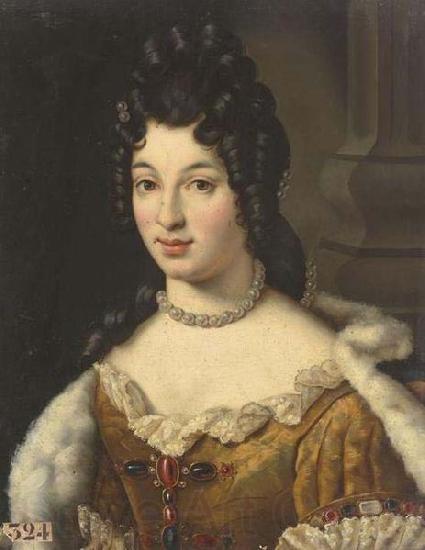 Jean-Baptiste Santerre Portrait of Maria Adelaide of Savoy Spain oil painting art